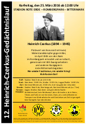 Plakat 10. Heinrich Czerkus Lauf